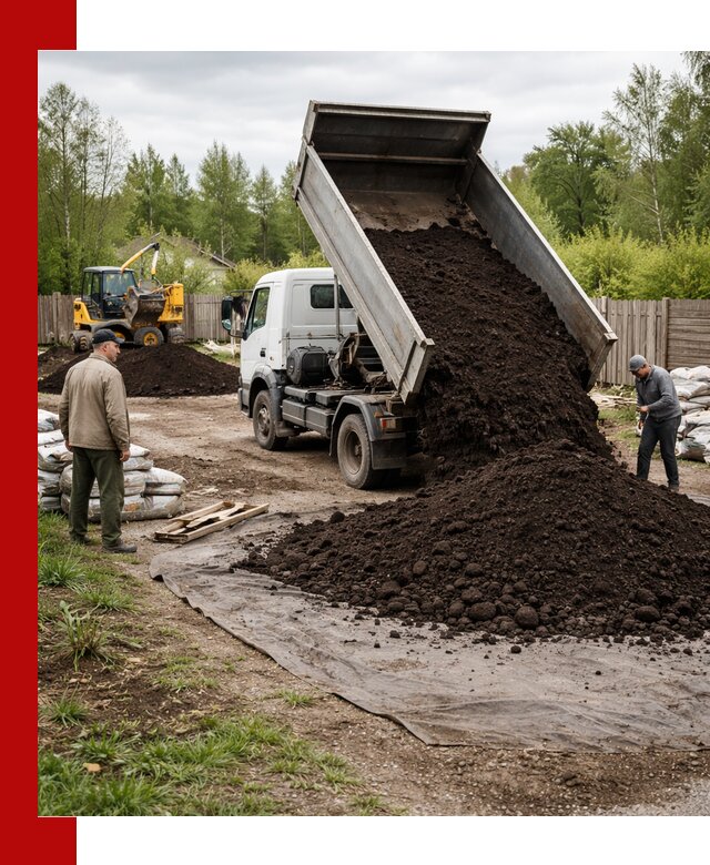 Доставка качественного почвогрунта в Екатеринбурге оптом и в розницу