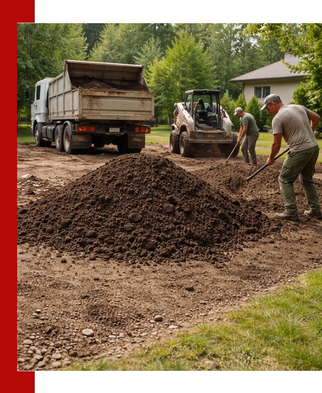 Доставка и укладка грунта для газона в Екатеринбурге
