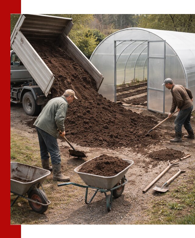 Грунт для теплицы с доставкой в Екатеринбурге — плодородный субстрат под растения