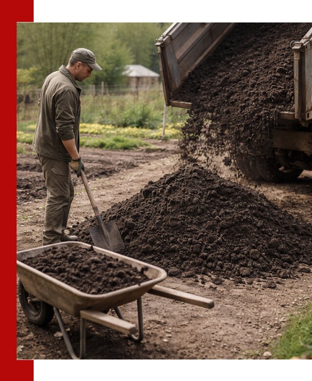 Доставка качественной земли для огорода в Екатеринбурге