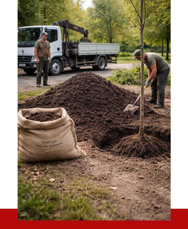 Грунт для посадки деревьев в Екатеринбурге от 1230 р. | ПРОНЕРУДКтр