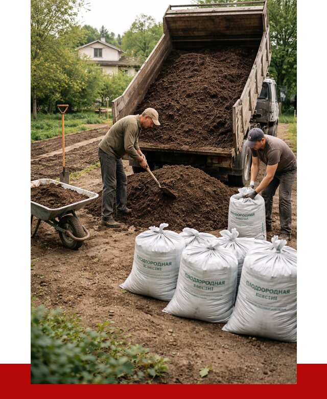 Плодородная смесь в Екатеринбурге от 4305 р./куб с доставкой | ПРОНЕРУДКтр