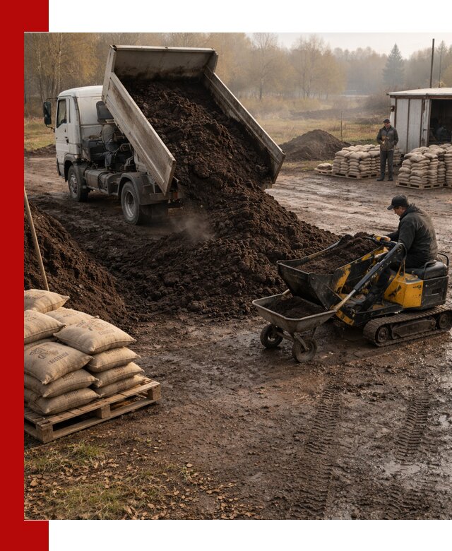 Кислый торф в доставке по выгодным ценам в Екатеринбурге