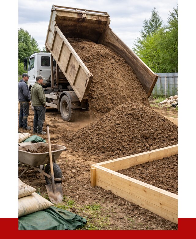 Торфо песчаная смесь в Екатеринбурге с доставкой от 1896 р. | ПРОНЕРУДКтр