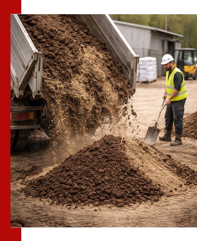 Доставка торфо-песчаной смеси в Екатеринбурге для строительства и озеленения