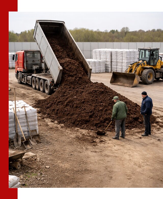 Доставка торфяных смесей оптом и в розницу в Екатеринбурге