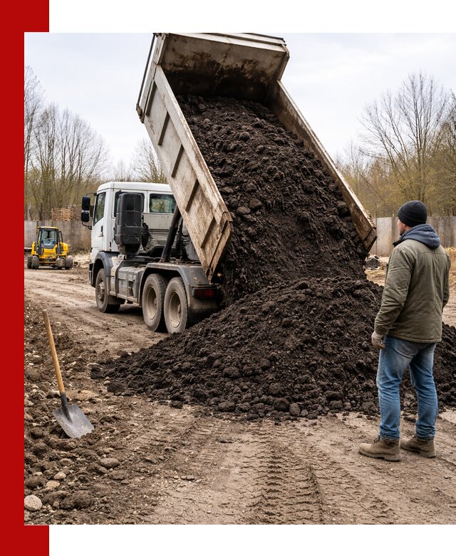 Доставка чернозема навалом в Екатеринбурге быстро и выгодно