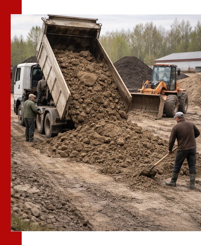 Доставка глин и суглинков в Екатеринбурге оптом и вкрай