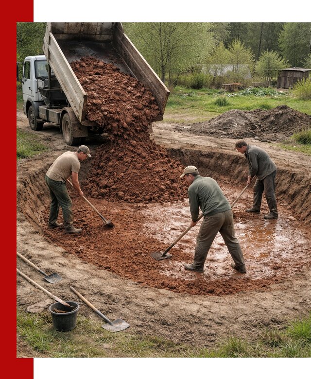 Купить качественную глину для пруда в Екатеринбурге