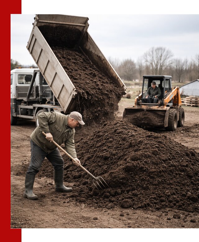 Доставка и продажа перегноя в Екатеринбурге быстро и дешево