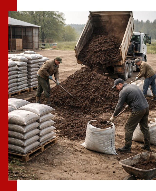 Доставка компоста оптом и в розницу в Екатеринбурге