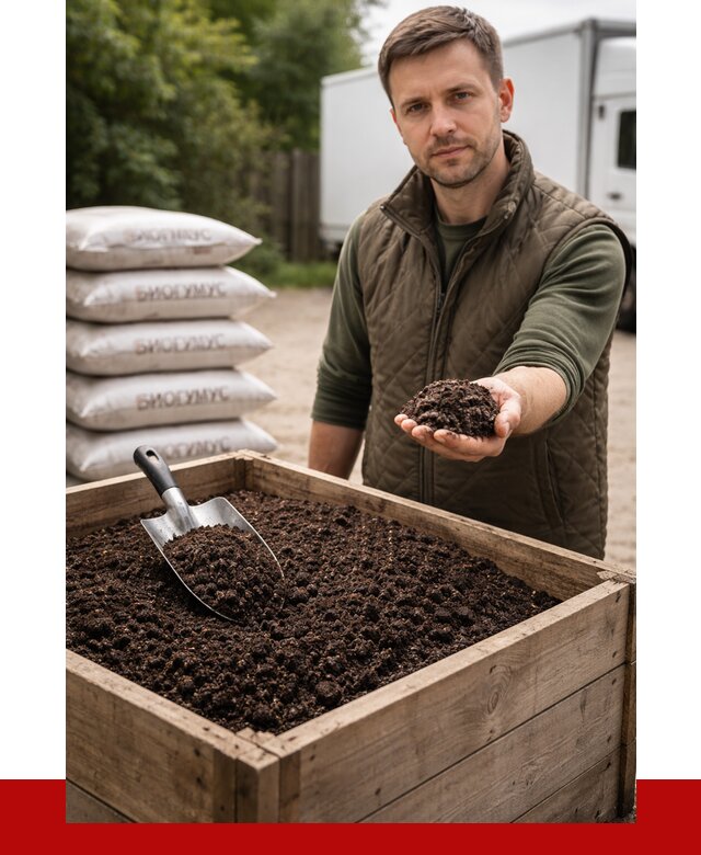 Купить биогумус в Екатеринбурге с доставкой от 8712 р. за куб | ПРОНЕРУДКтр