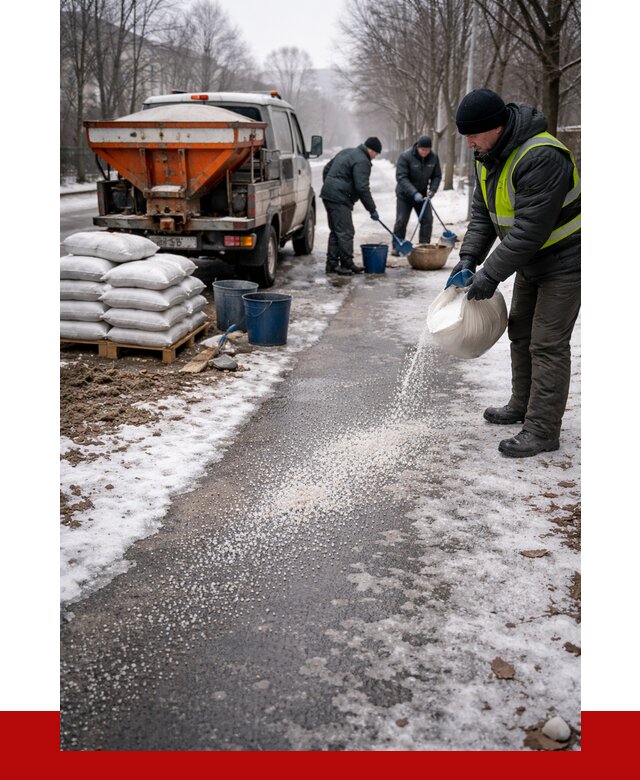Реагент против гололеда в Екатеринбурге с доставкой от 4612 р. | ПРОНЕРУДКтр