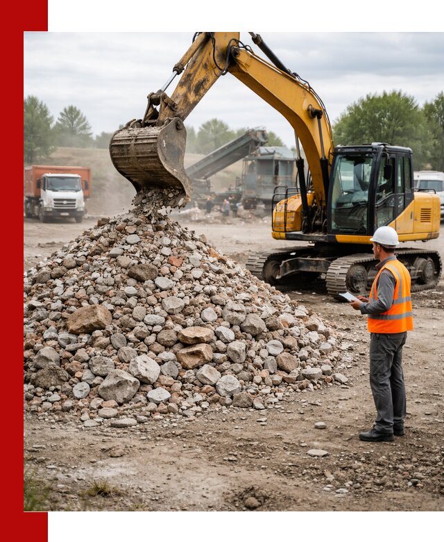 Доставка и вывоз строительного боя в Екатеринбурге