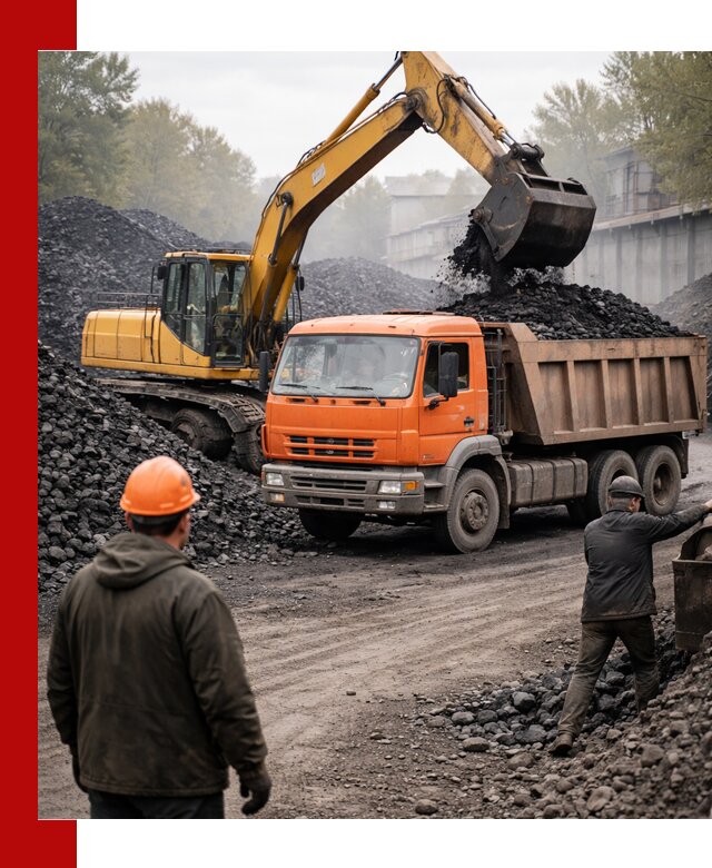 Доставка угля автотранспортом в Екатеринбурге быстро и выгодно