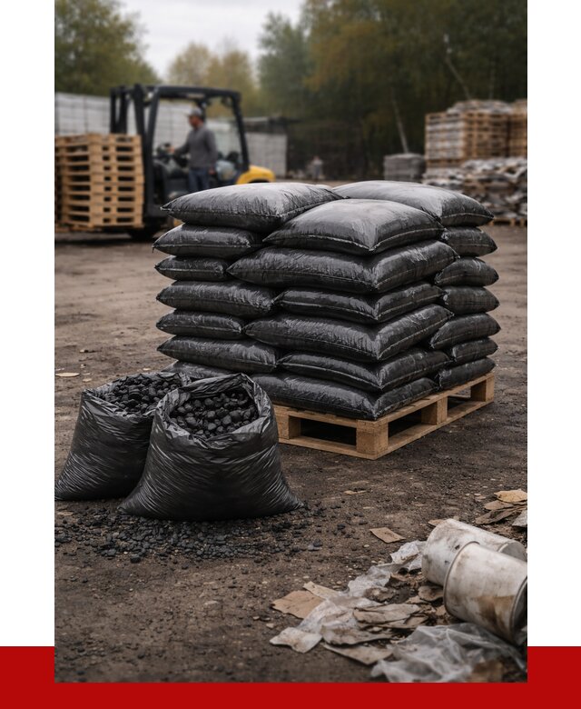 Купить уголь в мешках с доставкой в Екатеринбурге от 7687 р. | ПРОНЕРУДКтр