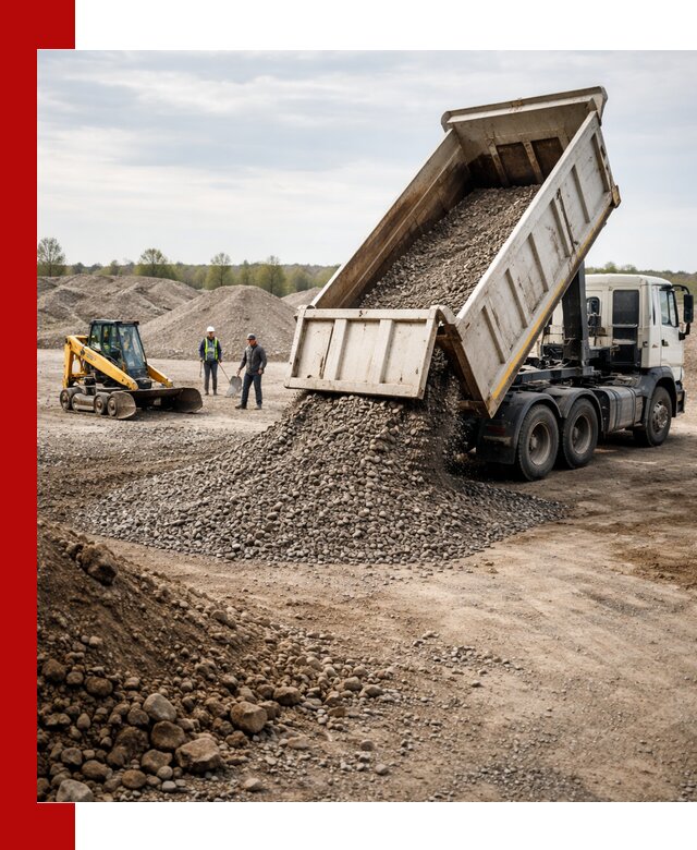 Доставка самосвалом 25 м³ в Екатеринбурге быстро и надежно