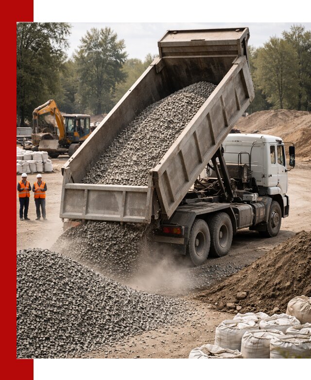 Аренда самосвала в Екатеринбурге для доставки сыпучих и нерудных материалов