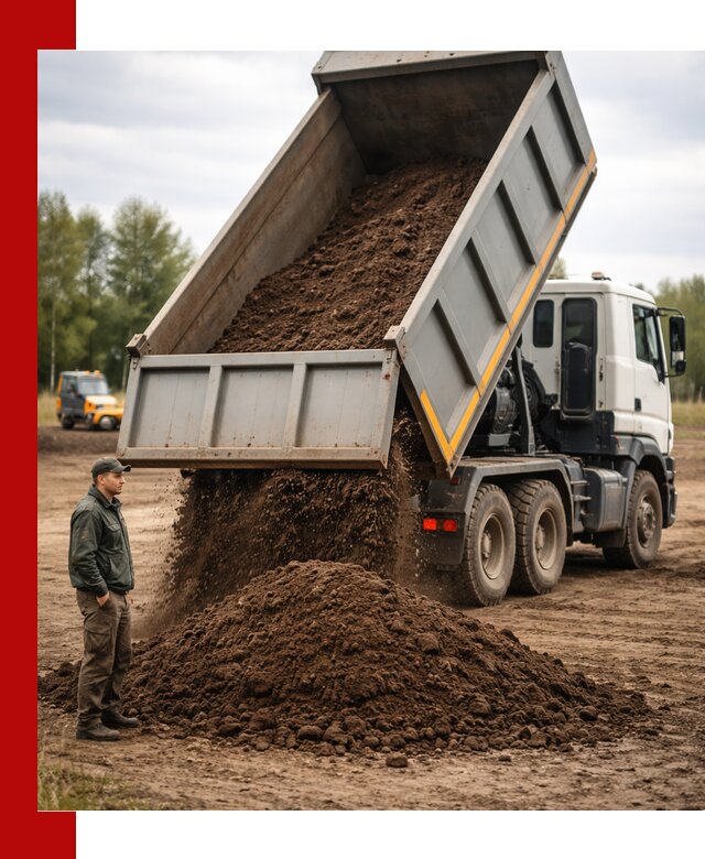 Аренда самосвала с водителем в Екатеринбурге для сыпучих грузов и навоза