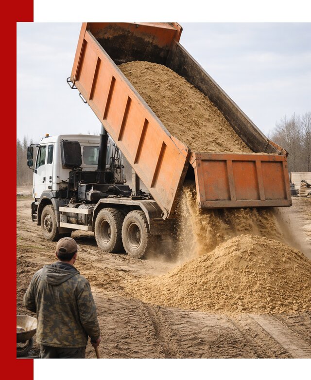 Аренда самосвала 20 тонн для перевозки грузов в Екатеринбурге