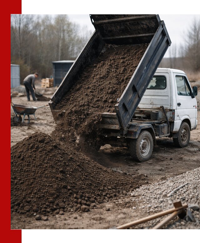 Аренда минисамосвала в Екатеринбурге для доставки сыпучих материалов