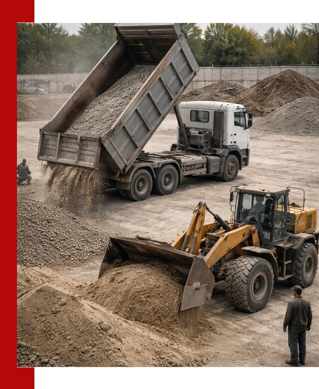 Перевозка сыпучих грузов самосвалами и бортовыми в Екатеринбурге