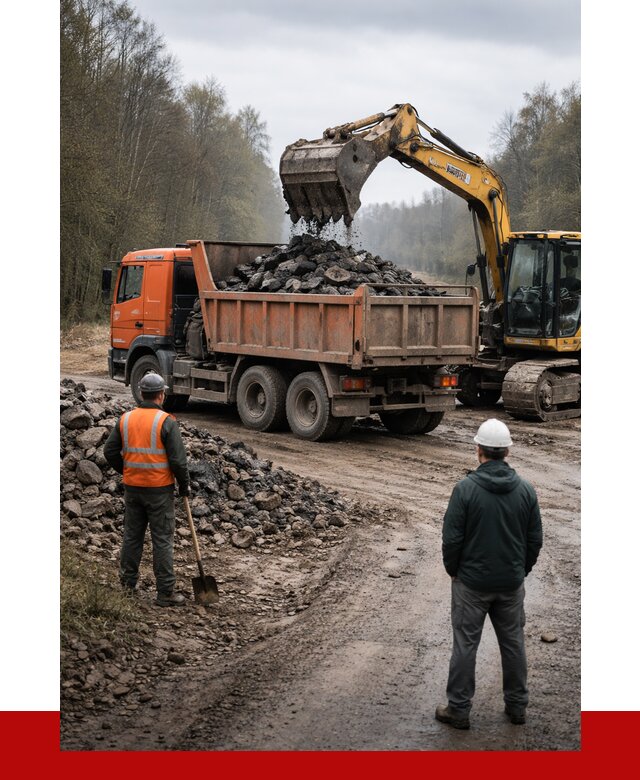 Вывоз асфальта в Екатеринбурге от 4612 р. самосвалом ПРОНЕРУДКтр