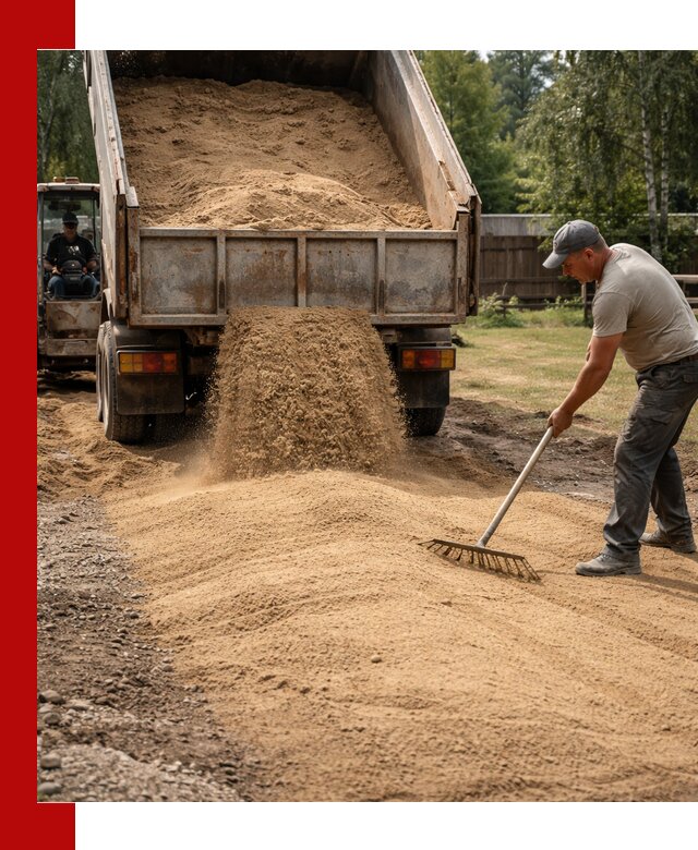 Отсыпка участка песком в Екатеринбурге быстро и качественно