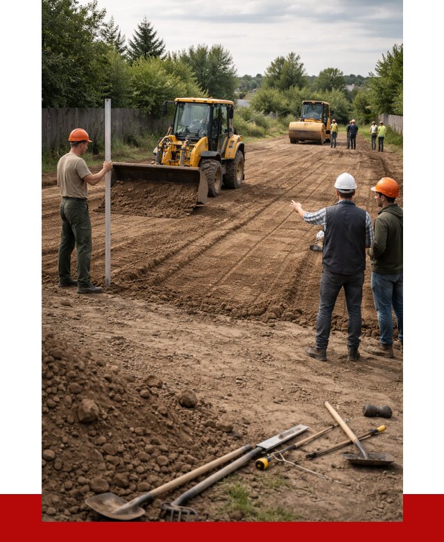 Планировка участка грунтом в Екатеринбурге от 4612 р ПРОНЕРУДКтр