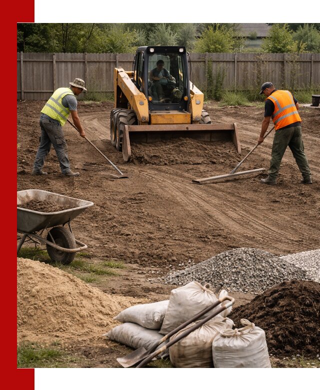 Выравнивание участка под строительство и благоустройство в Екатеринбурге